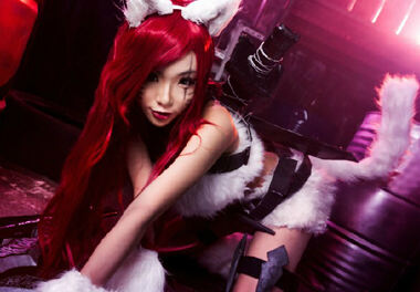 lol精选COS系列：兔女郎VS猫女 那个更性感