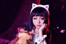 诠释别样风格 超美暗黑萝莉安妮COS！