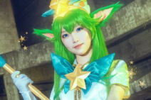 魔法少女璐璐COS：仙气满满的长腿少女！