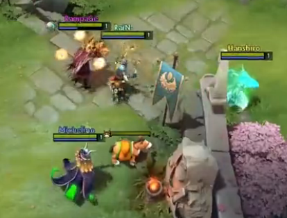 DOTA2水人恐怖bug 无限叠攻击两拳爆基地