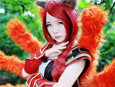 召唤师最爱：韩妹唯美阿狸COS