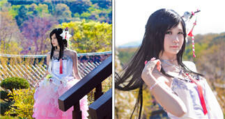 韩服剑灵美女cos 精致身段来袭