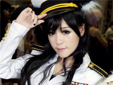 女神阿再萌萌演绎阿狸水手服COS