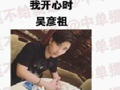 玩家恶搞：开心时吴彦祖 不开心时卢本萎