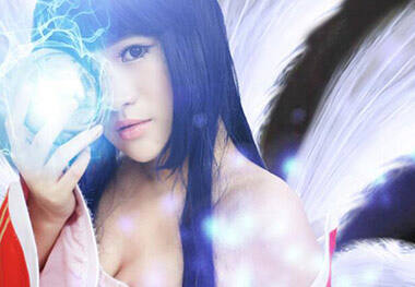 天空飘来一仙女儿 细看原来是魅惑阿狸