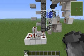 高科技家用机 我的世界雨水收集器教程