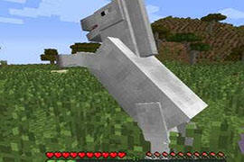 驾着马儿草原飞奔 我的世界骑马全流程