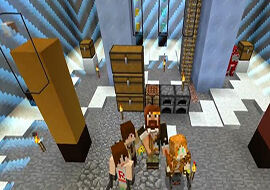 籽岷我的世界1.10地图被囚禁的世界第五集