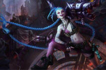 相似度爆满的小太妹 金克丝cosplay