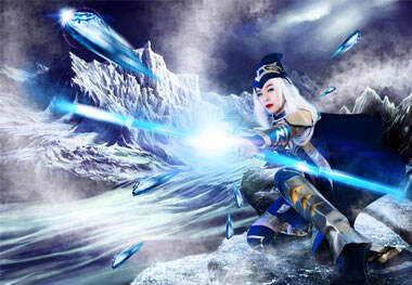 世间万物皆戏于一箭之上 冰雪女王艾希COS