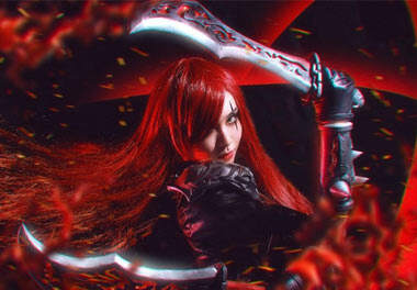 170细长腿的暴力女神 全副武装超炫卡特COS