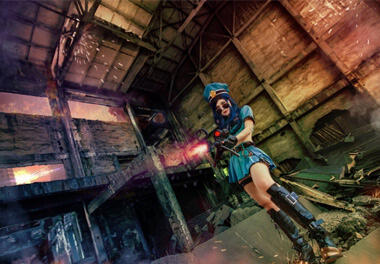 让人看了想犯罪的女警COS 魔鬼身材把持不住