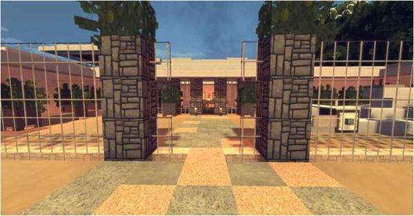 中国式的海边别墅 我的世界创意作品欣赏