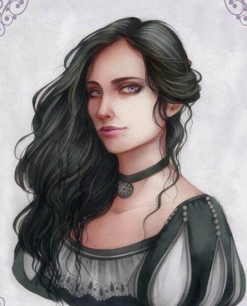 巫师3女术士集会美女立绘 希里差别最大