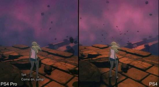 《重力眩晕2》PS4和PS4 Pro版对比 差别不大