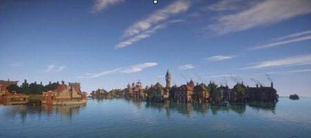 我的世界打造水都威尼斯一览 威尼斯美图赏