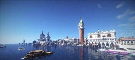 我的世界打造水都威尼斯一览 威尼斯美图赏
