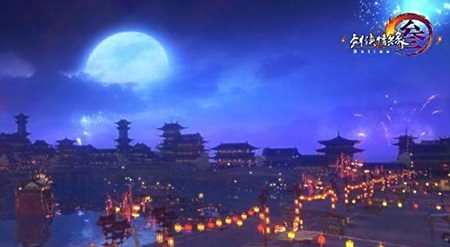 剑网3新春版全新限时活动场景天街灯市