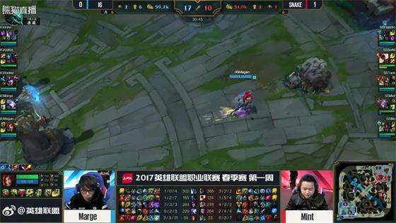 姿态首次登场获MVP 蛇队初显强队风范赢下iG