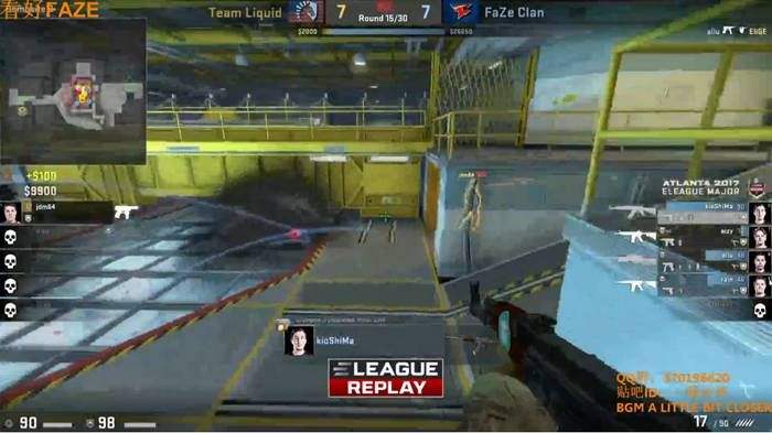 E-Major小组赛第三轮:赛点不胜 液体负FaZe