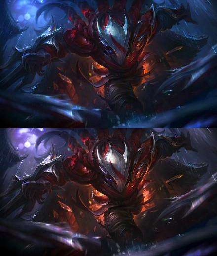 血月泰隆皮肤遭吐槽 网友重新上色打脸插画师