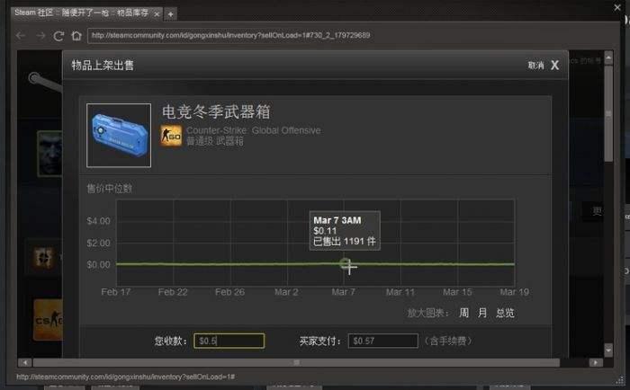 csgo怎么卖东西 市场怎么卖东西