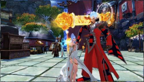 蜀山缥缈录美图欣赏 一身红衣的大梵天