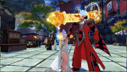 蜀山缥缈录美图欣赏 一身红衣的大梵天