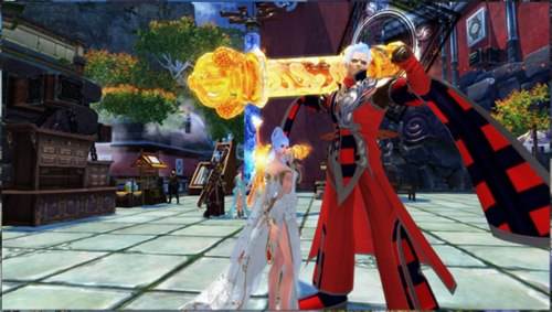 蜀山缥缈录美图欣赏 一身红衣的大梵天