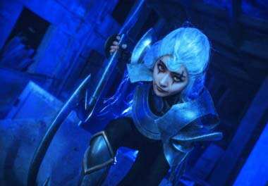 曙光皎月女神组Cos 特效完美霸气十足