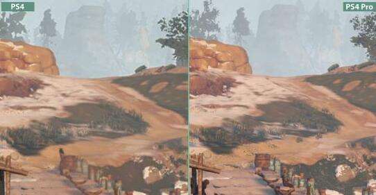 地平线黎明时分ps4pro与ps4版对比 画质更惊艳