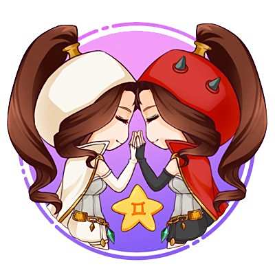 大神岛民自制12星座萌物头像
