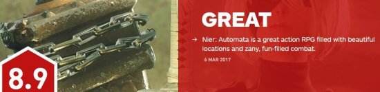《尼尔机械纪元》IGN 8.9分 疯狂美丽的旅程
