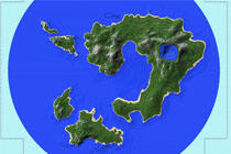 建筑地形展示火山岛 我的世界趣味地图展示