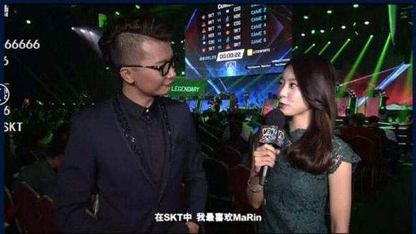 恩静观赛为谁?Faker Marin上演三角恋情