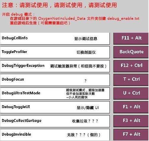 缺氧控制台作弊及指令代码控制台代码大全