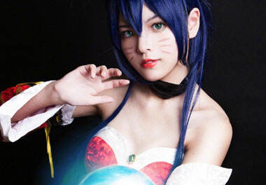 甜美小姐姐COS阿狸 超正美妞颜值逆天