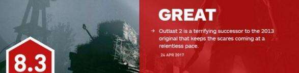 《逃生2》评分全面解禁 IGN 8.3分