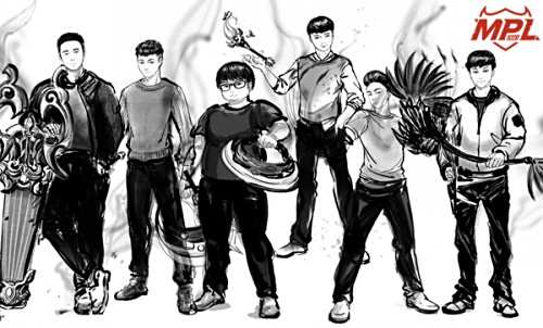 国风遇上二次元 梦三国2MPL选手漫画形象揭秘