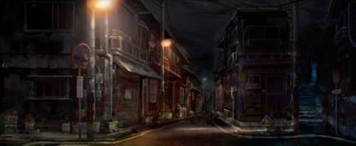 《深夜廻》截图与细节 小萝莉鬼镇夜行记