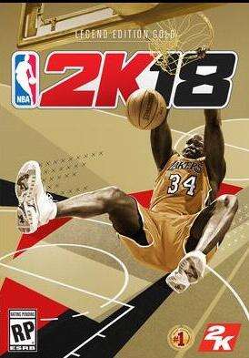 奥尼尔任《NBA2K18》传奇版封面 科比祝贺