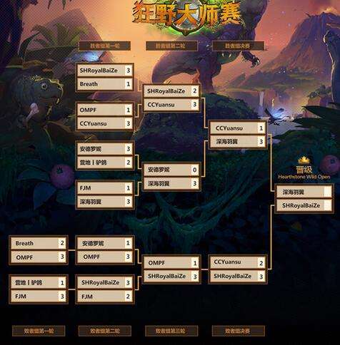 2017炉石传说狂野大师比分一览[多图]图片2