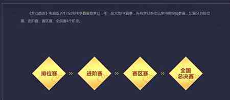 2017年全民PK赛火热报名中 梦幻西游2来战