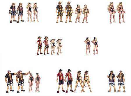 dnf2017夏日套时装外观 泳装妹子裤衩大叔_特