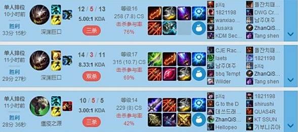 lol韩服走A怪是谁 韩服走A怪是RNG青训队员吗