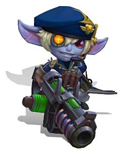 lol小炮欧米伽小队崔斯塔娜皮肤预览