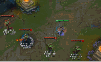 这可以不用进行大长度的鼠标拖拽减低攻击的操作难度.