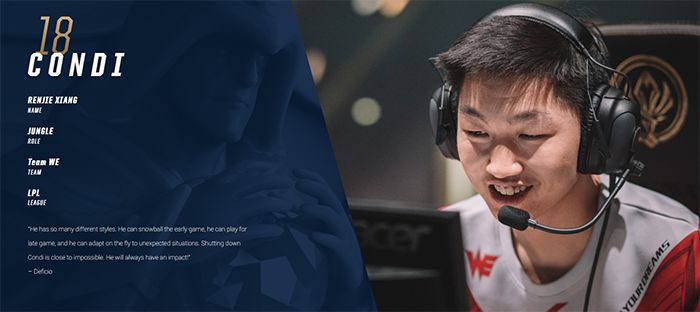 2017全球总决赛20强选手公布 小虎荣登LPL榜首