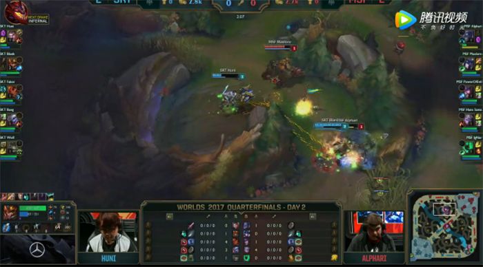 SKT三比二险胜MSF 让世界记住的欧洲兔子队