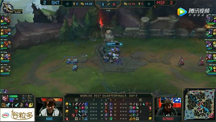 SKT三比二险胜MSF 让世界记住的欧洲兔子队